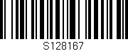 Código de barras (EAN, GTIN, SKU, ISBN): 'S128167'