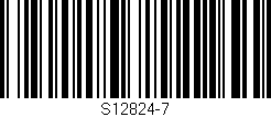 Código de barras (EAN, GTIN, SKU, ISBN): 'S12824-7'