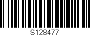 Código de barras (EAN, GTIN, SKU, ISBN): 'S128477'