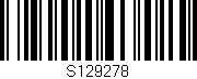 Código de barras (EAN, GTIN, SKU, ISBN): 'S129278'