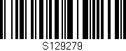 Código de barras (EAN, GTIN, SKU, ISBN): 'S129279'