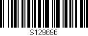 Código de barras (EAN, GTIN, SKU, ISBN): 'S129696'