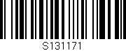 Código de barras (EAN, GTIN, SKU, ISBN): 'S131171'