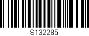 Código de barras (EAN, GTIN, SKU, ISBN): 'S132285'