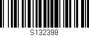 Código de barras (EAN, GTIN, SKU, ISBN): 'S132398'