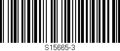 Código de barras (EAN, GTIN, SKU, ISBN): 'S15665-3'