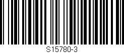 Código de barras (EAN, GTIN, SKU, ISBN): 'S15780-3'