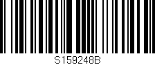 Código de barras (EAN, GTIN, SKU, ISBN): 'S159248B'