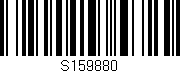 Código de barras (EAN, GTIN, SKU, ISBN): 'S159880'