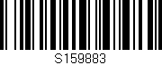 Código de barras (EAN, GTIN, SKU, ISBN): 'S159883'
