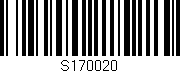 Código de barras (EAN, GTIN, SKU, ISBN): 'S170020'