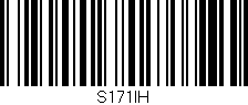 Código de barras (EAN, GTIN, SKU, ISBN): 'S171IH'