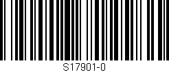 Código de barras (EAN, GTIN, SKU, ISBN): 'S17901-0'
