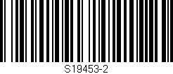 Código de barras (EAN, GTIN, SKU, ISBN): 'S19453-2'