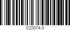 Código de barras (EAN, GTIN, SKU, ISBN): 'S22074-3'