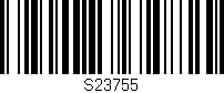 Código de barras (EAN, GTIN, SKU, ISBN): 'S23755'