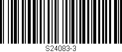 Código de barras (EAN, GTIN, SKU, ISBN): 'S24083-3'