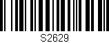Código de barras (EAN, GTIN, SKU, ISBN): 'S2629'