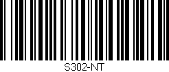 Código de barras (EAN, GTIN, SKU, ISBN): 'S302-NT'