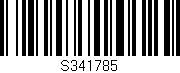 Código de barras (EAN, GTIN, SKU, ISBN): 'S341785'