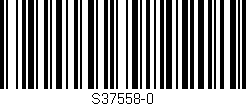 Código de barras (EAN, GTIN, SKU, ISBN): 'S37558-0'
