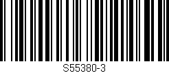 Código de barras (EAN, GTIN, SKU, ISBN): 'S55380-3'