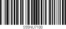 Código de barras (EAN, GTIN, SKU, ISBN): 'S55NU7100'