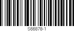 Código de barras (EAN, GTIN, SKU, ISBN): 'S66878-1'