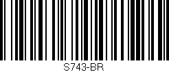 Código de barras (EAN, GTIN, SKU, ISBN): 'S743-BR'