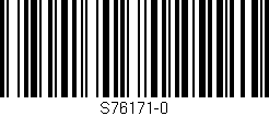 Código de barras (EAN, GTIN, SKU, ISBN): 'S76171-0'