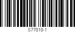 Código de barras (EAN, GTIN, SKU, ISBN): 'S77010-1'