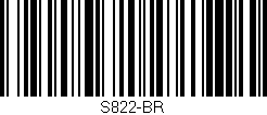 Código de barras (EAN, GTIN, SKU, ISBN): 'S822-BR'