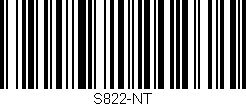Código de barras (EAN, GTIN, SKU, ISBN): 'S822-NT'