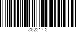 Código de barras (EAN, GTIN, SKU, ISBN): 'S82317-3'