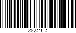 Código de barras (EAN, GTIN, SKU, ISBN): 'S82419-4'
