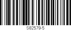 Código de barras (EAN, GTIN, SKU, ISBN): 'S82579-5'