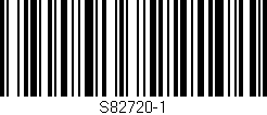 Código de barras (EAN, GTIN, SKU, ISBN): 'S82720-1'