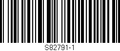 Código de barras (EAN, GTIN, SKU, ISBN): 'S82791-1'