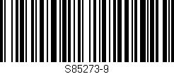 Código de barras (EAN, GTIN, SKU, ISBN): 'S85273-9'