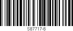 Código de barras (EAN, GTIN, SKU, ISBN): 'S87717-6'