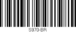 Código de barras (EAN, GTIN, SKU, ISBN): 'S970-BR'
