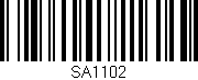 Código de barras (EAN, GTIN, SKU, ISBN): 'SA1102'