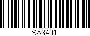 Código de barras (EAN, GTIN, SKU, ISBN): 'SA3401'