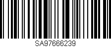 Código de barras (EAN, GTIN, SKU, ISBN): 'SA97666239'