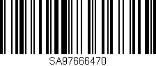 Código de barras (EAN, GTIN, SKU, ISBN): 'SA97666470'