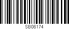 Código de barras (EAN, GTIN, SKU, ISBN): 'SB06174'