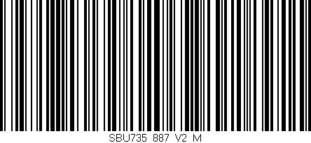Código de barras (EAN, GTIN, SKU, ISBN): 'SBU735_887_V2_M'