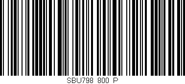 Código de barras (EAN, GTIN, SKU, ISBN): 'SBU798_800_P'