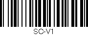 Código de barras (EAN, GTIN, SKU, ISBN): 'SC-V1'