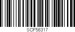 Código de barras (EAN, GTIN, SKU, ISBN): 'SCF56317'